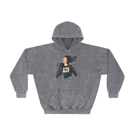 Naadlox Mineral Wash Hoodie