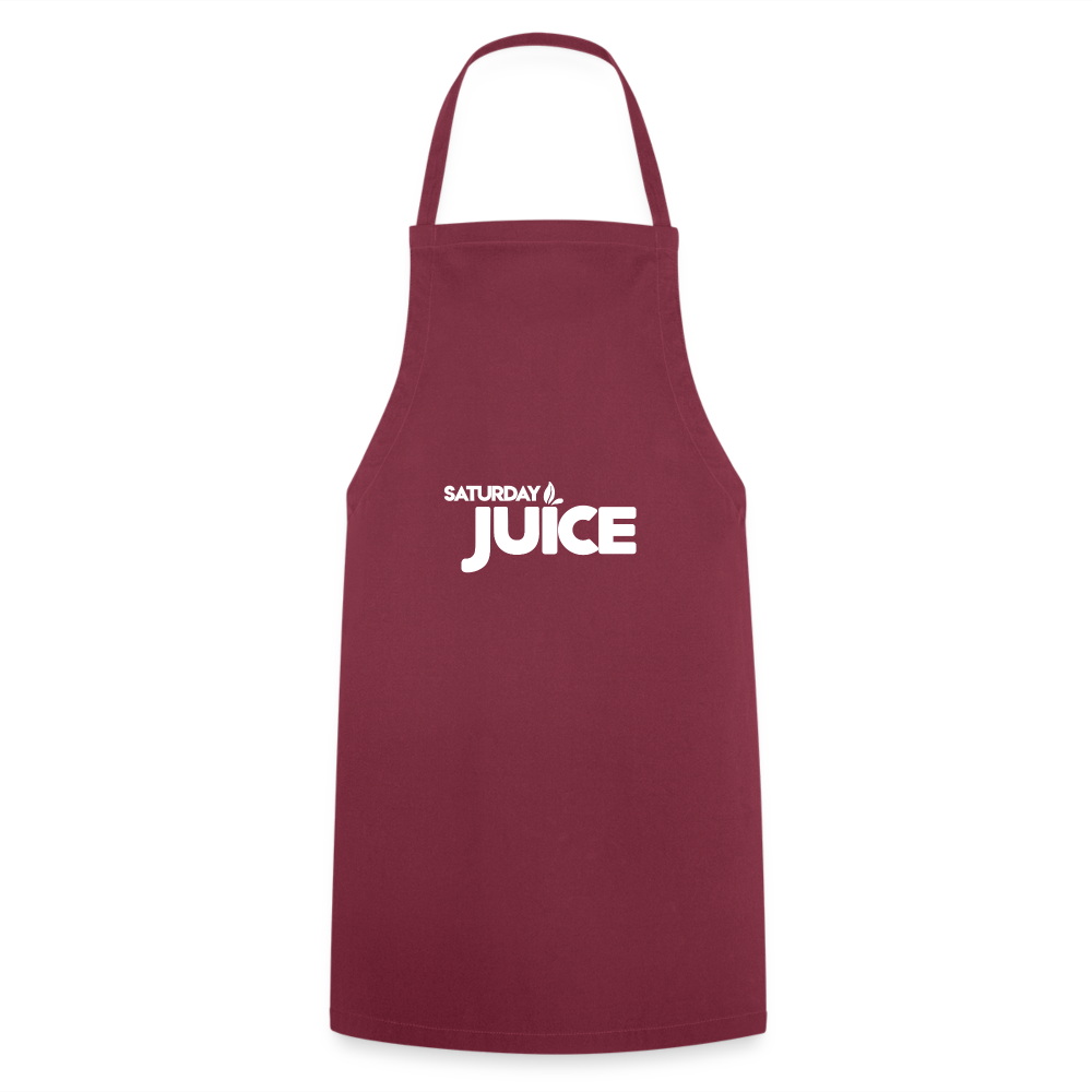 Saturday Juice Apron - bordeaux