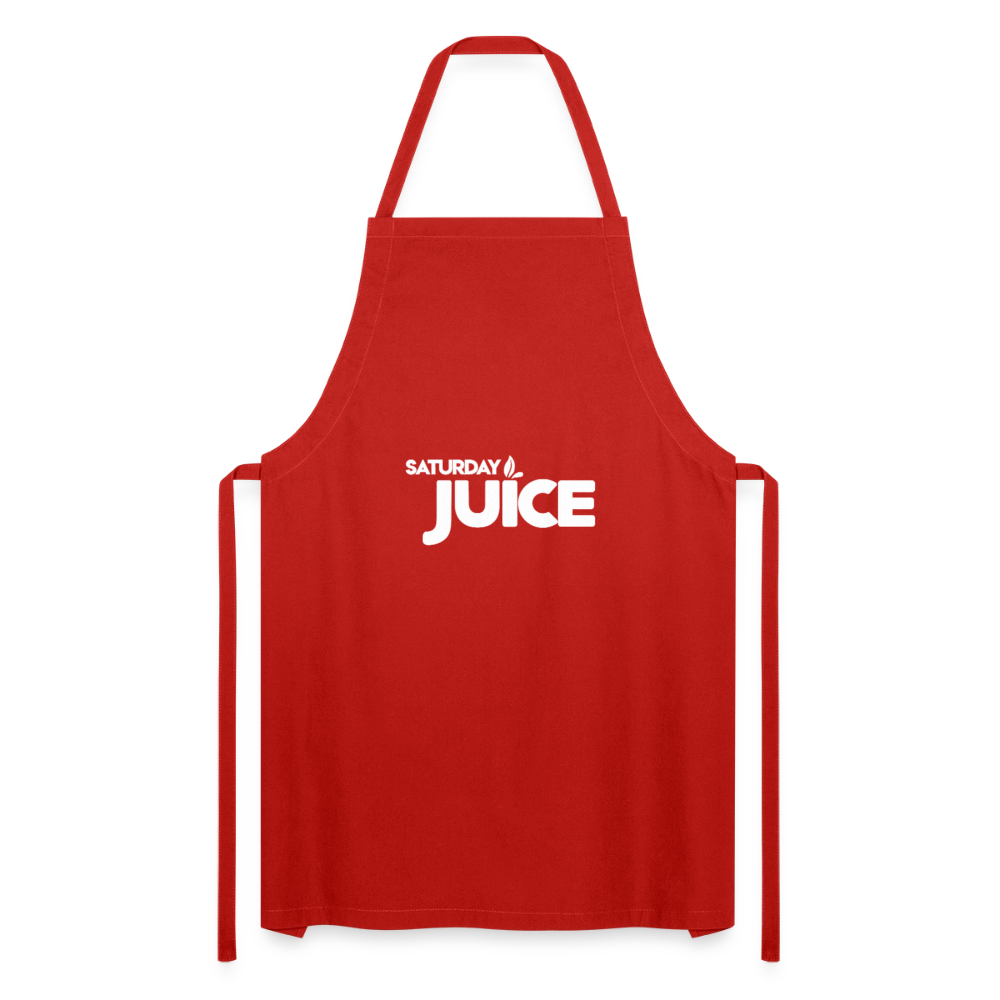 Saturday Juice Apron - red