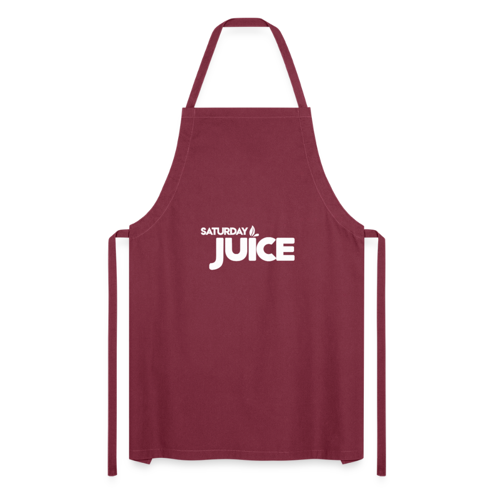 Saturday Juice Apron - bordeaux