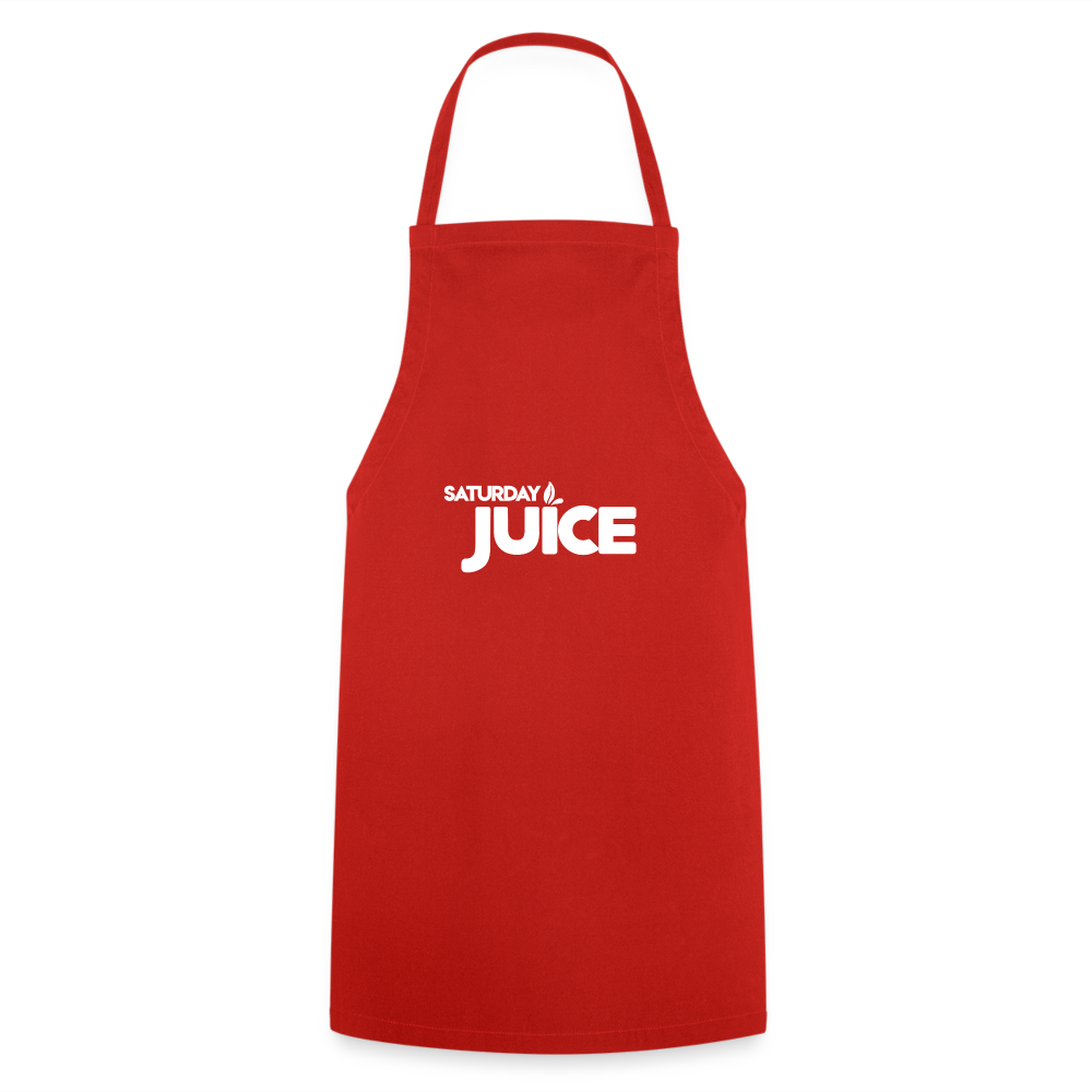 Saturday Juice Apron - red