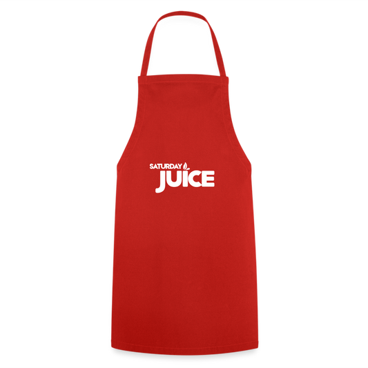 Saturday Juice Apron - red